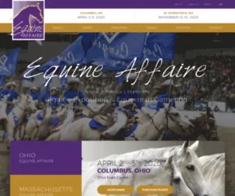 Equineaffaire.com(North America's Premier Equestrian Exposition) Screenshot