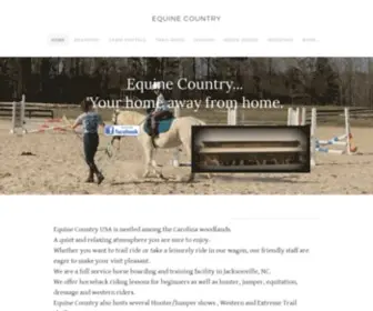 Equinecountryusa.com(Equine Country) Screenshot