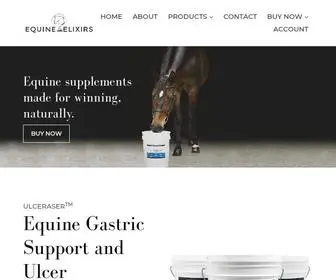 Equineelixirs.com(Equine Elixirs) Screenshot