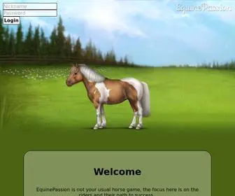 Equinepassion-Browsergame.com(EquinePassion Browsergame) Screenshot