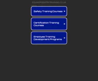 Equinepodiatrytraining.co.uk(Equinepodiatrytraining) Screenshot