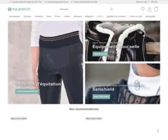 Equinet.ch(Pantalons & bottes d’équitation) Screenshot
