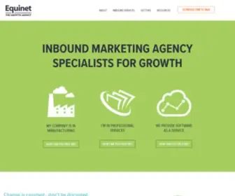 Equinetmedia.com(Inbound Marketing Agency) Screenshot