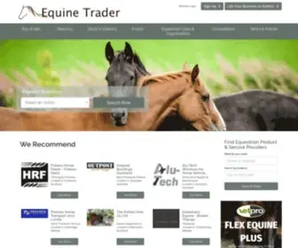 Equinetrader.co.nz(Equestrian Product & Service Provider Directory) Screenshot