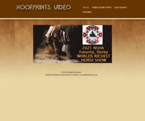 Equinevideo.net(Hoofprints Video) Screenshot