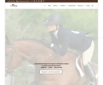 Equinewebdesign.ca(Docu-Type&#039;s Equine Web Design Orangeville, Ontario) Screenshot