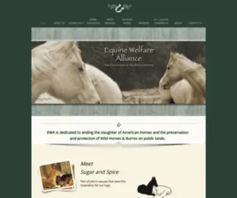 Equinewelfarealliance.org(Equinewelfarealliance) Screenshot