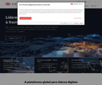 Equinix.com.br(Empresa de Data Center e Tecnologias de Rede Corporativa) Screenshot