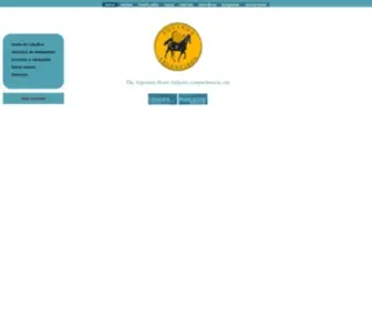 Equinos.com.ar(Menú) Screenshot