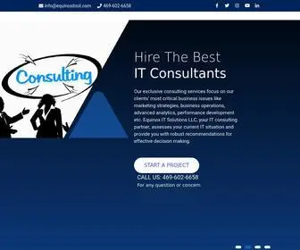 Equinoxitsol.com(Equinox IT Solutions LLC) Screenshot