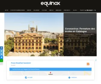 Equinoxmagazine.fr(La radio et le magazine fran) Screenshot