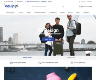Equip.pl(Sklep internetowy Equip z Warszawy zaprasza po walizki) Screenshot