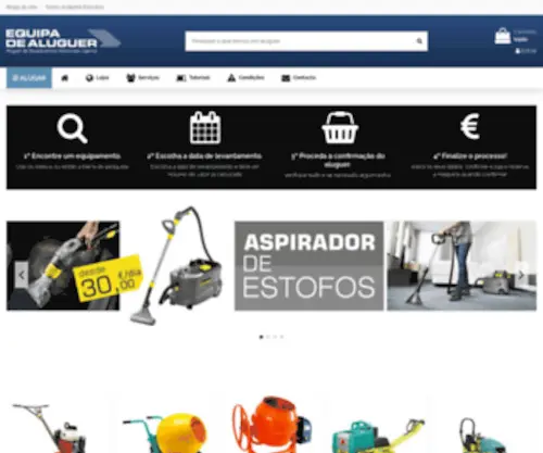 Equipadealuguer.com(Equipa de Aluguer) Screenshot