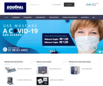 Equipal.com.br(Equipamentos Laboratoriais) Screenshot