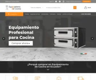 Equipamientodecocina.ec(Soluciones inteligentes para Restaurantes) Screenshot