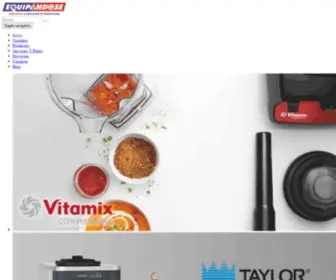 Equipandose.com.mx(Soluciones en gastronomía) Screenshot