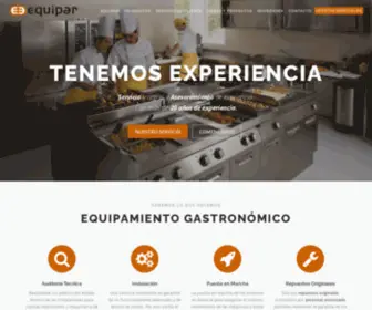 Equipar.com.ar(Equipamiento Gastronómico Integral) Screenshot