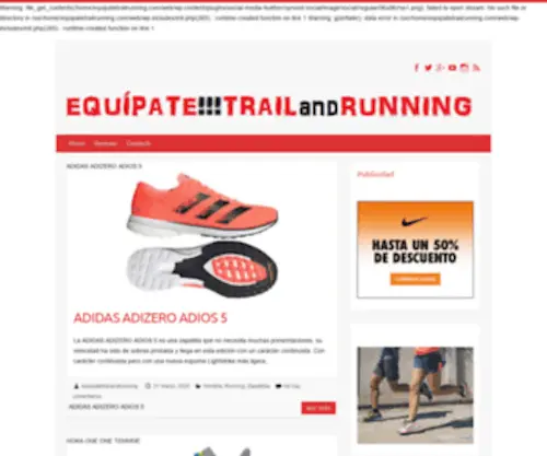 Equipatetrailrunning.com(Zapatillas) Screenshot