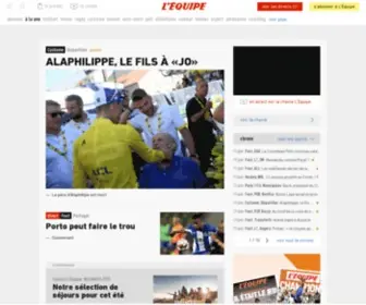 Equipe.fr(Le sport à la Une) Screenshot