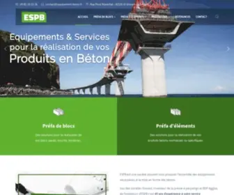 Equipement-Beton.fr(Accueil) Screenshot