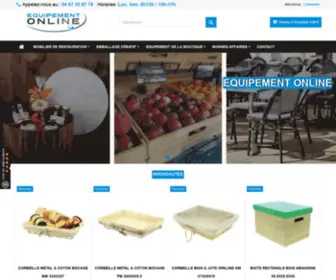 Equipement-Online.com(Mobilier de restauration CHR) Screenshot