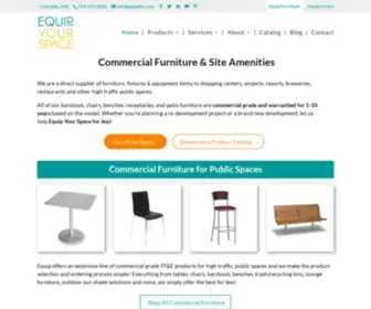 EquipincFurniture.com(Commercial Furniture For Malls) Screenshot