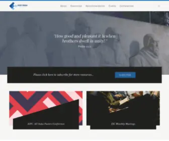 Equipindianchurches.com(Equipping Indian Churches for the Glory of God) Screenshot