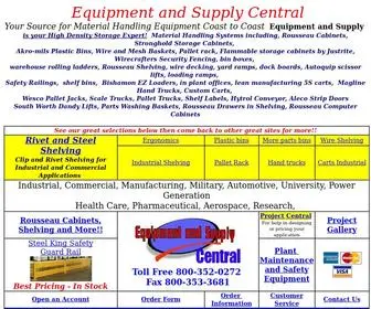 Equipmentandsupply.com(Equipment and Supply Central Storage Equipment Headquarters for Material Handling and Storage Equipment In Stock for Quick Shipment) Screenshot