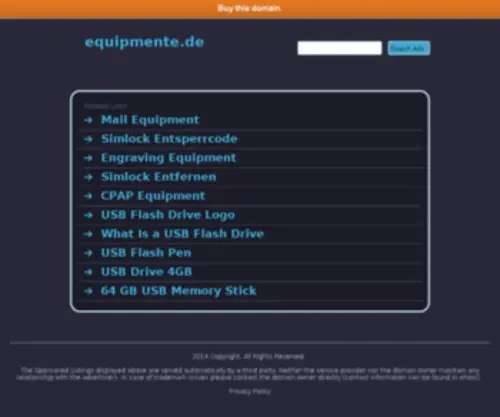 Equipmente.de(Equipmente) Screenshot