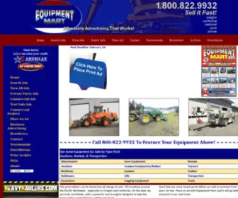 Equipmentmartads.com(Heavy Equipment for sale) Screenshot