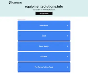 Equipmentsolutions.info(Equipmentsolutions info) Screenshot