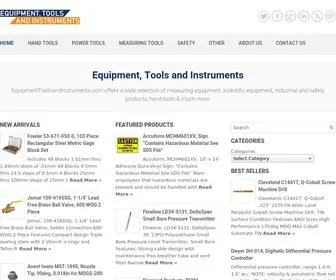 Equipmenttoolsandinstruments.com(Tools and Instruments) Screenshot