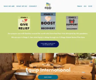 Equipministries.org(Equip International) Screenshot