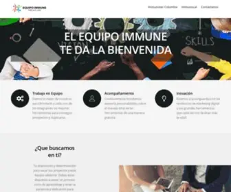 Equipoimmune.com(Equipoimmune) Screenshot