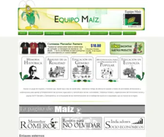 Equipomaiz.org.sv(Maíz) Screenshot