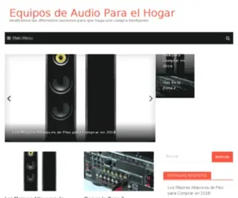 Equiposaudio.com(Equipos de Audio Para el Hogar) Screenshot