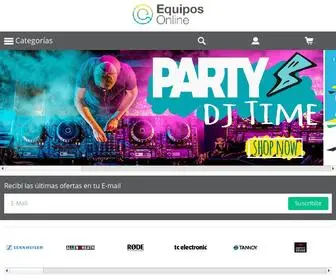 Equiposonline.com.ar(Equipos Online. Encontr) Screenshot