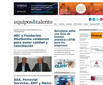 Equiposytalento.com(EQUIPOS & TALENTO) Screenshot