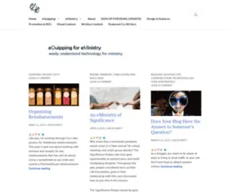 Equipping4Eministry.com(Easily-understood technology for ministry) Screenshot
