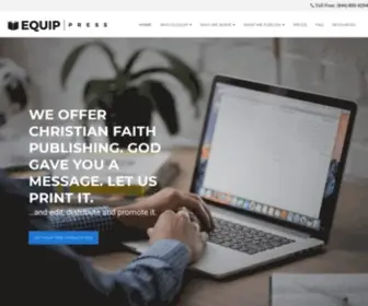 Equippress.com(Christian Self Publishing) Screenshot