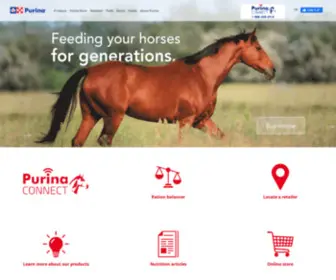 Equipurina.ca(Equine and horse nutrition //) Screenshot
