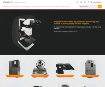 Equipx.net(Equipment for Technology and Science Inc) Screenshot