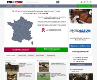 Equirodi.com(Vente de Chevaux) Screenshot