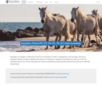 Equiseq.com(Welcome) Screenshot