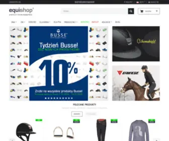 Equishop.pl(Equestrian, English Tack Shop &amp; Store) Screenshot