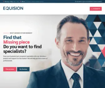 Equision.org(Recruiting agency) Screenshot