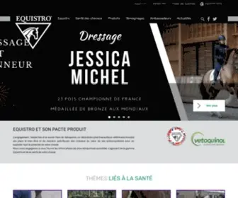 Equistro.fr(Excellence for Horses) Screenshot