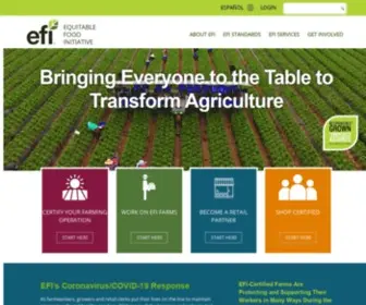 Equitablefood.org(Equitable Food Initiative) Screenshot