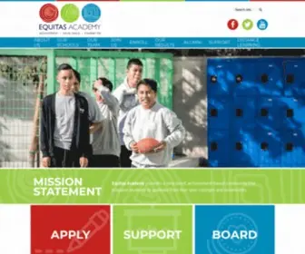 Equitasacademy.org(Equitas Academy Charter Schools are free) Screenshot