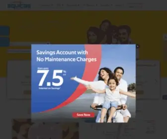 Equitasbank.com(Equitas offers personalised services and) Screenshot